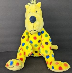 Kohls Cares Plush Dr Seuss Put Me In The Zoo Polka Dot Yellow Dog Stuffed Animal